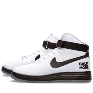 NIKE LUNAR FORCE 1 HYP HI CITY QS 'BALTIMORE'
White & Black Size 10